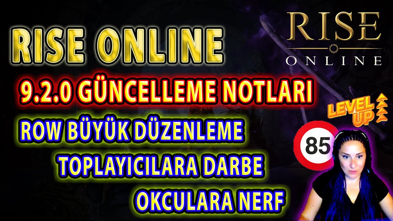 Rise Online // 9.2.0 Güncelleme Notları (19.04.2024) // Büyük Güncelleme! 85 Level CAP!