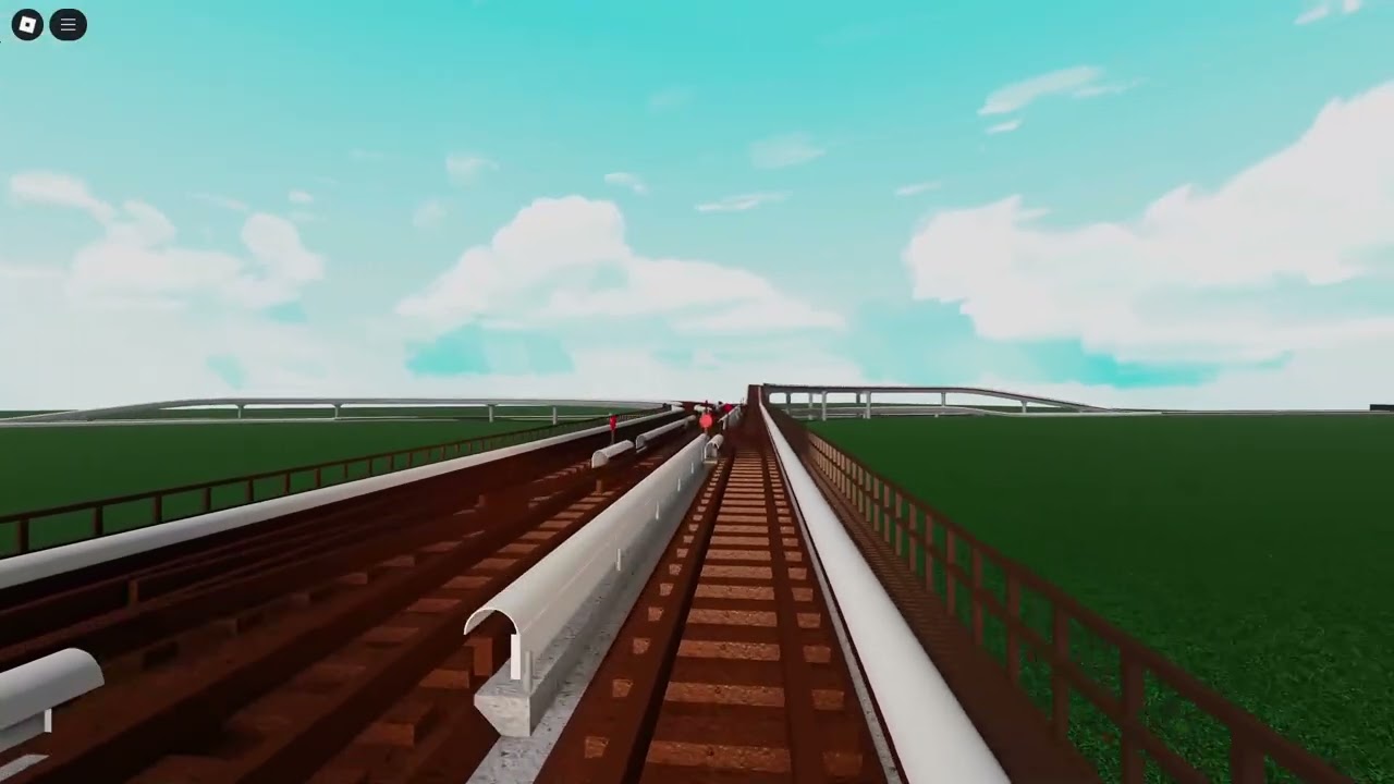 Roblox - Ro-Scale - BART Millbrae to eBART Transfer Platform (CAB VIEW!)