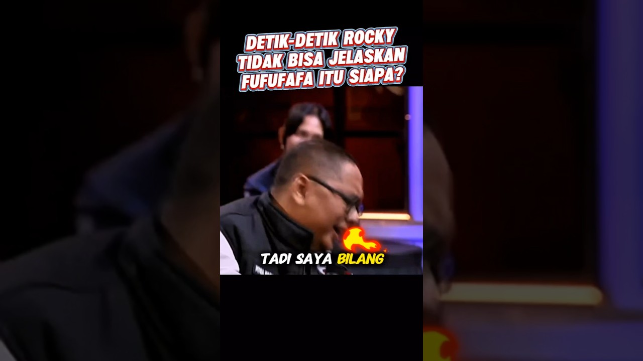 Detik-detik Rocky Gerung Tidak Bisa Jelaskan Fufufafa Itu Siapa? 😳 #rockygerung #rakyatbersuara