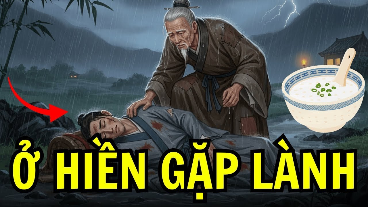 Ở HIỀN GẶP LÀNH – Ông Lão Nghèo Cứu Thư Sinh Trong Đêm Mưa Và Cái Kết Khiến Cả Làng Lặng Người