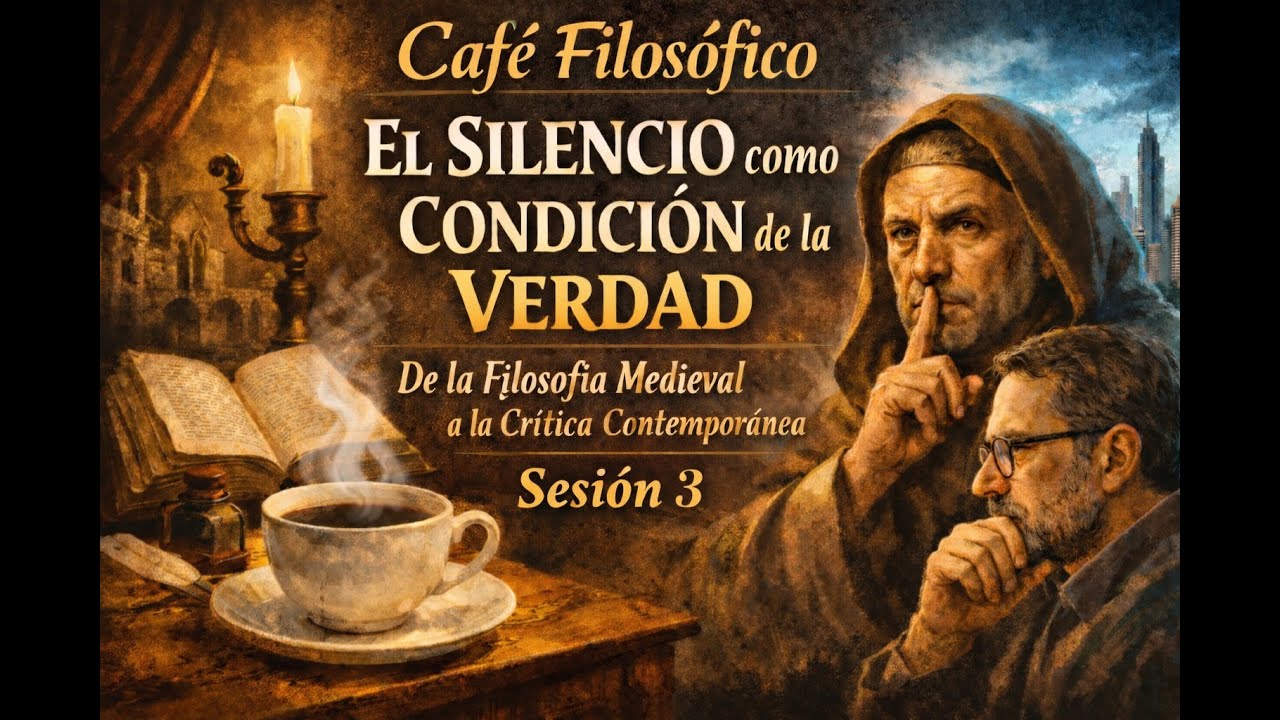 Café Filosófico - El Silencio como Condición de Verdad: Filosofía Medieval y Crítica Contemporánea 3
