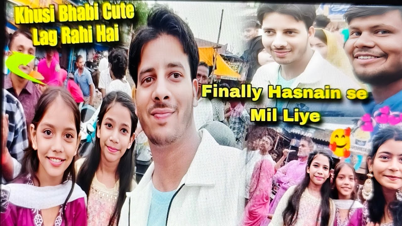 Socha nhi tha famous youtuber Hasnain/ bhai se mile gain🥰#travel #jharkhand