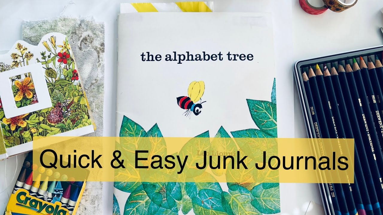 Little Collage Journal, Altered Children’s Book, Beach Journaling, Junk Journaling