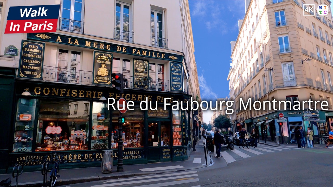 Rue du Faubourg Montmartre (4K) | Paris Walking Tour 2026