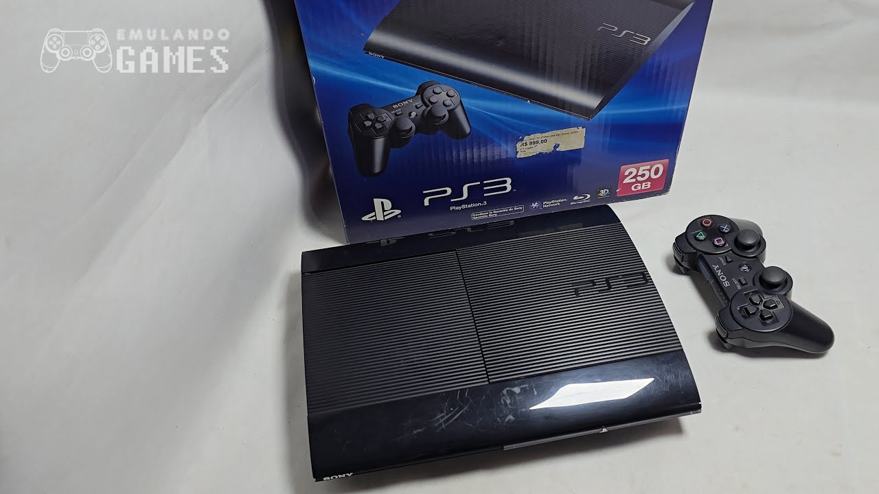 Meu Playstation 3 da Sony - CECH 4011B (reboxing na caixa)