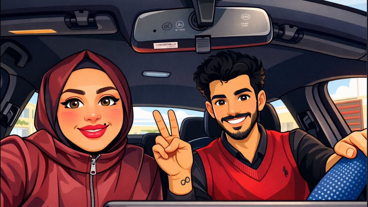 تعالو ويانه نشوف وين حنروح🙊