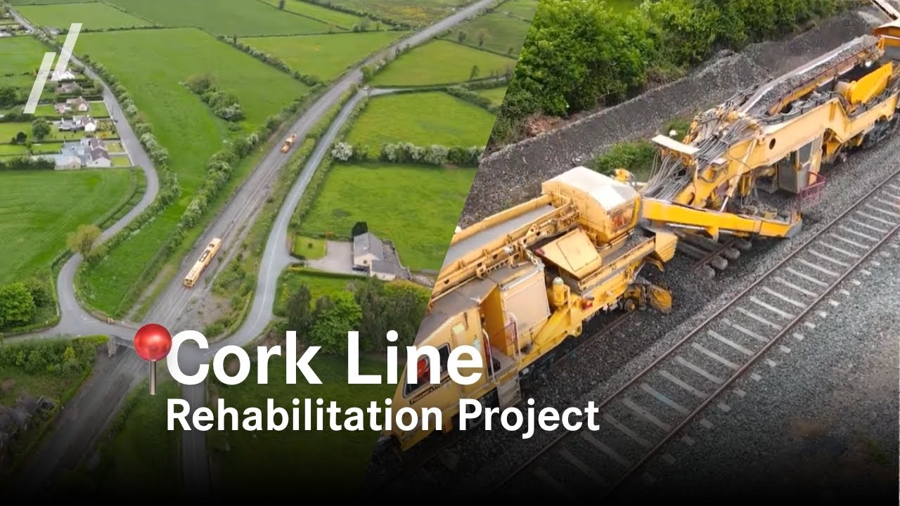 Cork Line Rehabilitation Project | On-Track Machines by Rhomberg Sersa Ireland