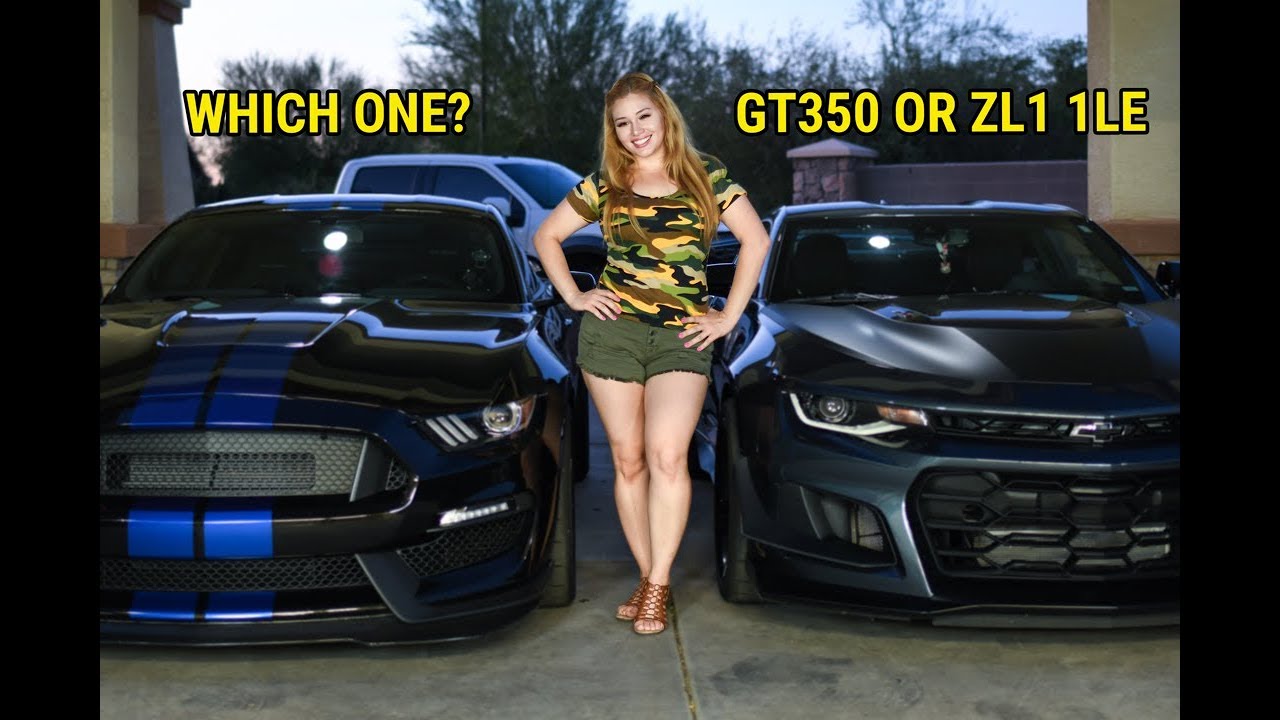 WHICH ONE IS MY FAVORITE?? CAMARO ZL1 1LE OR MUSTANG SHELBY GT350?