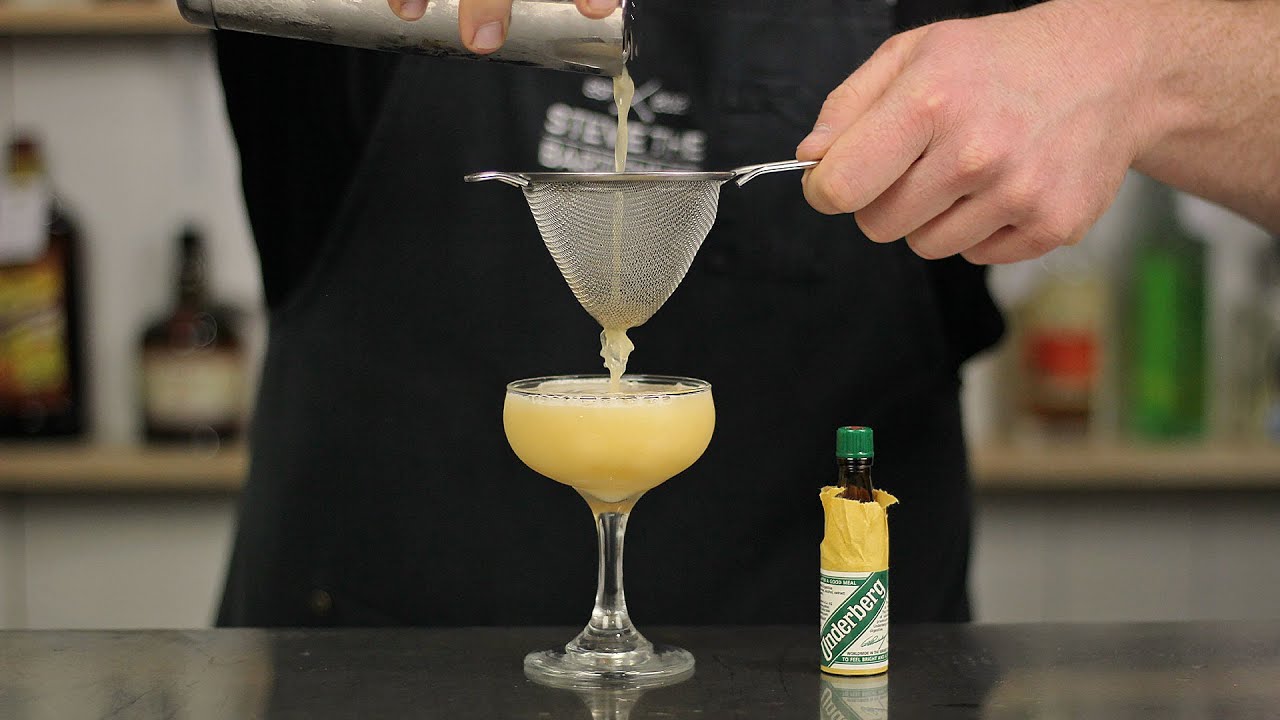 Making an UNDERBERG HERBAL SOUR whilst speaking German?