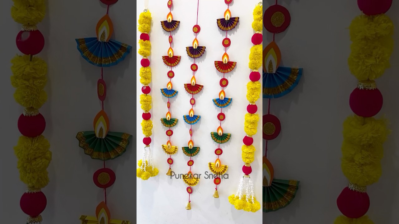 Diwali decoration idea | diwali diya stand | diwali craft idea | diwali deep dwar #diwali #decor