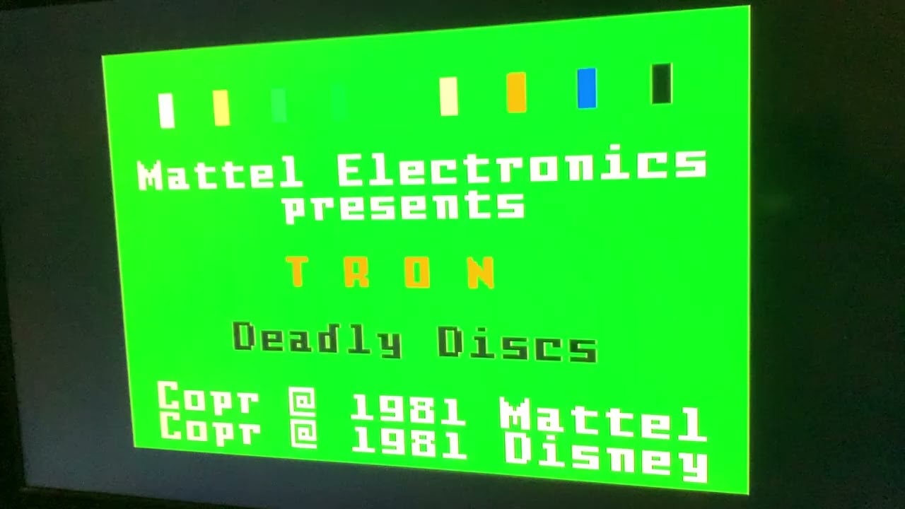 Intellivision - Tron Deadly Discs, 1