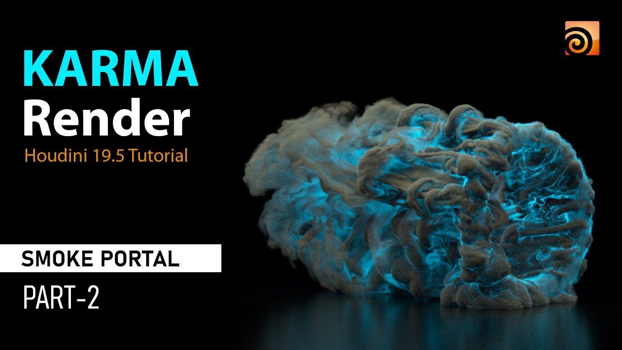 Rendering with Karma in Houdini 19.5 | Smoke Portal - Part 2