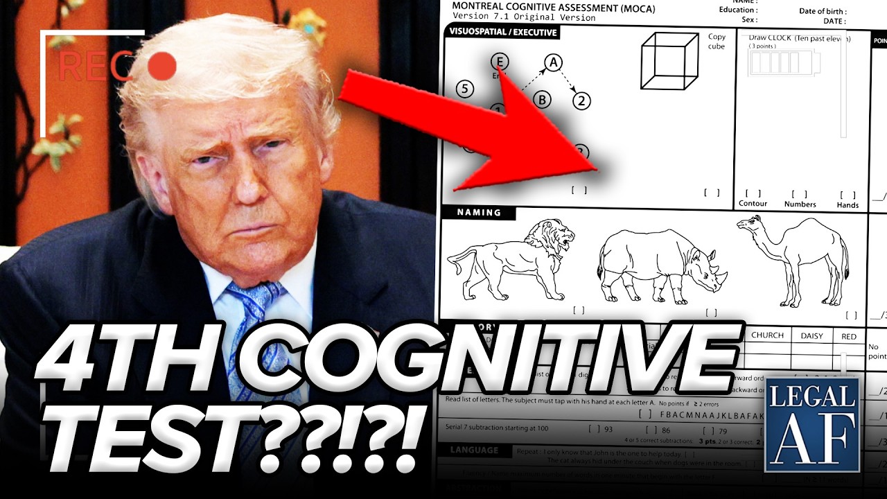 🚨 Трамп сдал ЧЕТВЕРТЫЙ когнитивный тест за 19 месяцев?!?