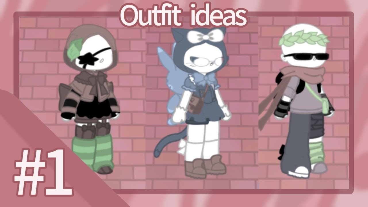• Outfit ideas (pt 1) • / Gacha Online Tutorial / Roblox