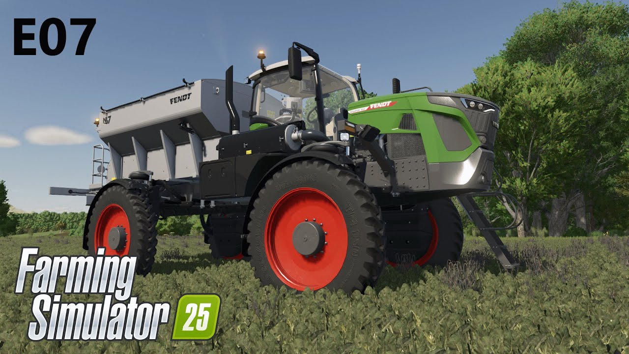 FS25 | Skušam rozmetadlo Fendt | E07 - Pallegney | Timelapse SK/CZ