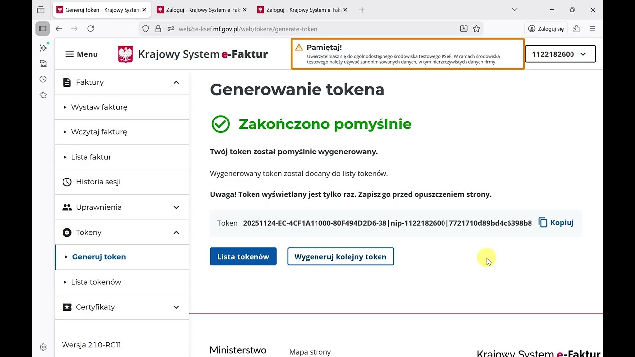 KSeF 2.0 - FS-Faktura SQL - Rozpoczęcie pracy z wersją KSeF DEMO