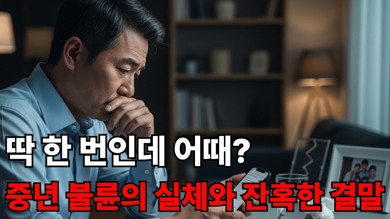 중년의 불륜이 파괴하는 소중한 것들 l 끝은 안식이 아니라 낭떠러지였습니다
