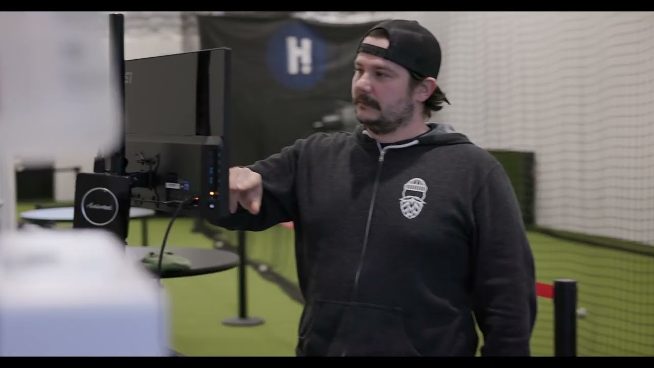 Hittrax Batting Practice Demo