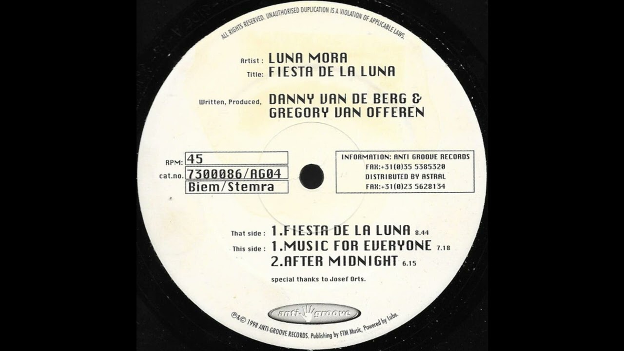 Luna Mora - Fiësta De La Luna (1998)
