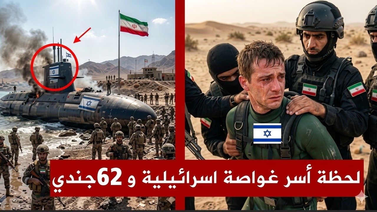 الجيش الإيراني يسيطر على غواصة إسرائيلية! إليك التفاصيل