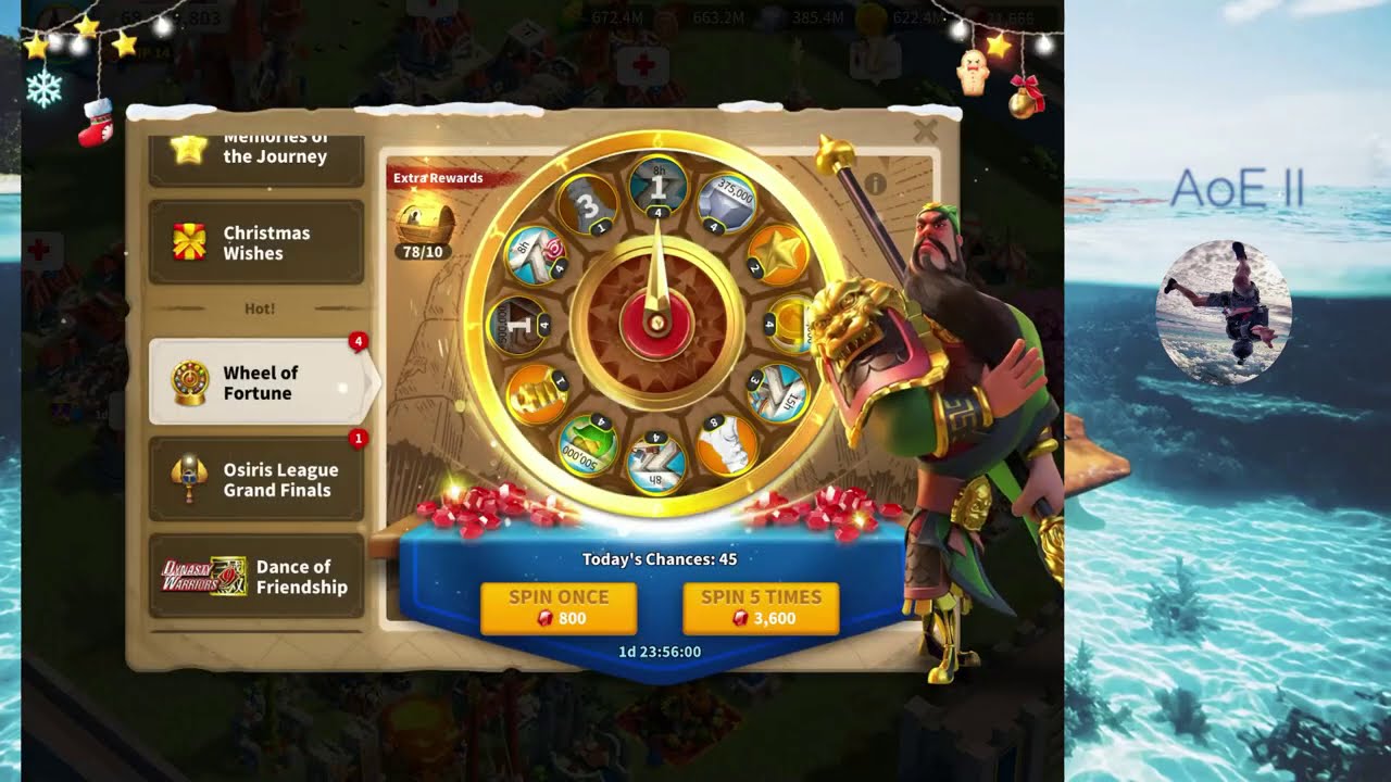 WORST GUAN YU WHEEL!!! KvK Rewards/Christmas Event Review - Rise of Kingdoms