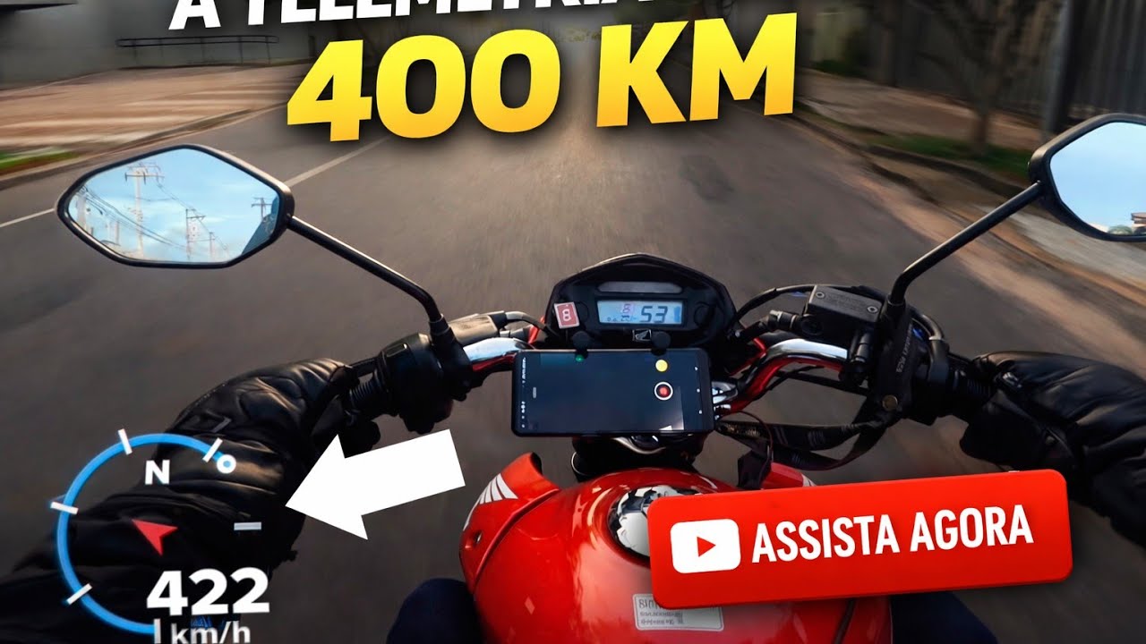 O GPS DA GOPRO BUGOU MARCOU QUE EU TAVA EM  400 KMS POR HORA 