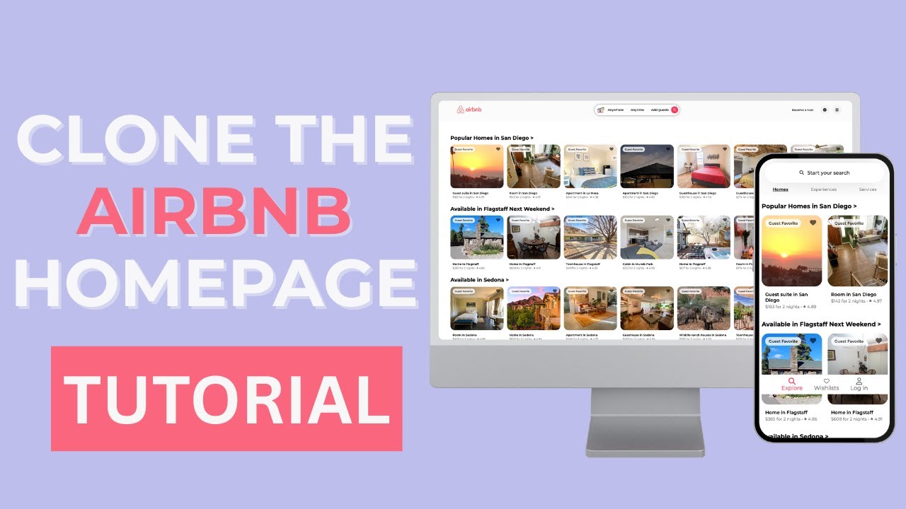 Build the Airbnb Homepage from Scratch – HTML, CSS & JavaScript Tutorial