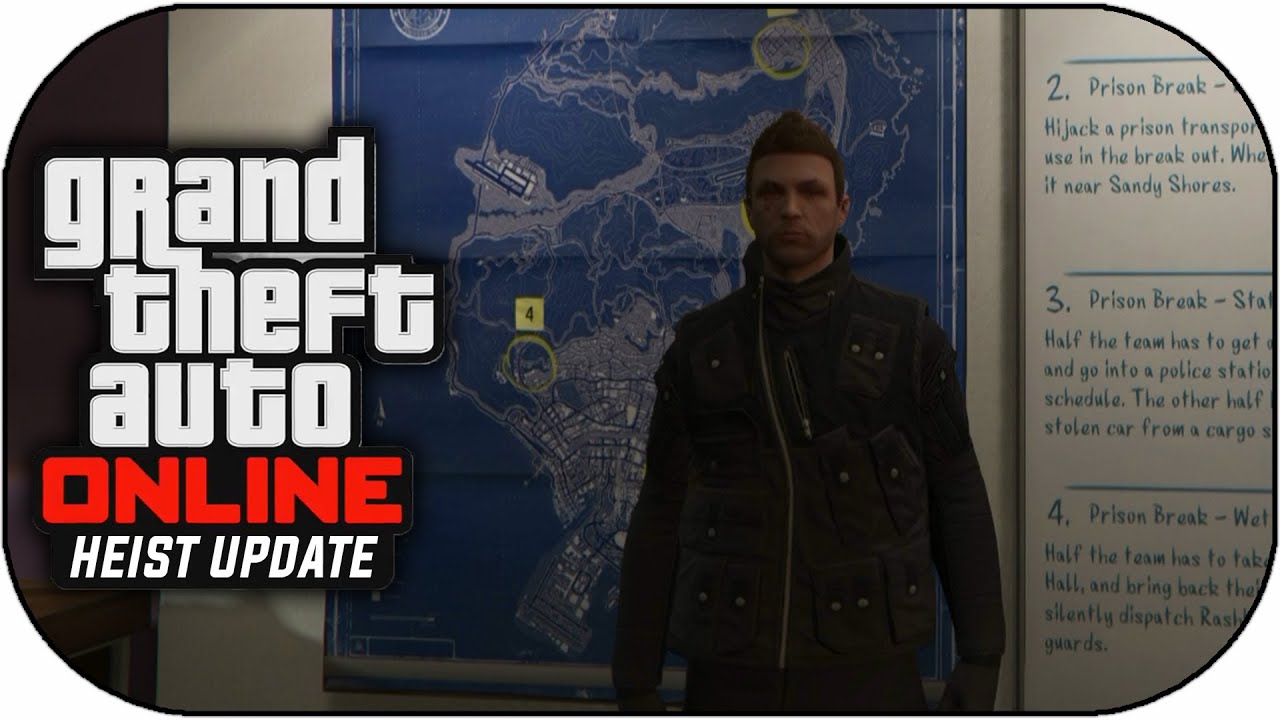GTA 5 Heist Update Online Gameplay - The Prison Break ! (GTA V Heist Online DLC)