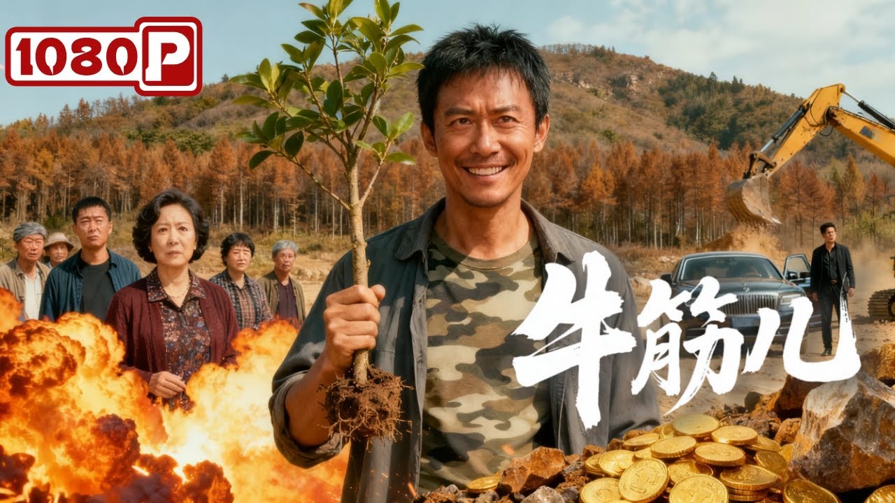 《牛筋儿》丈母娘当众撕毁婚约：你就是个废物！转头发现穷小子的荒山值亿金😱中国农村电影丨Chinese Film