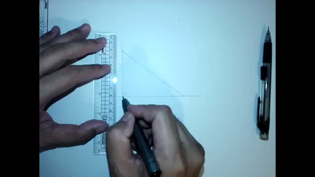 Drawing a Right Angled Triangle