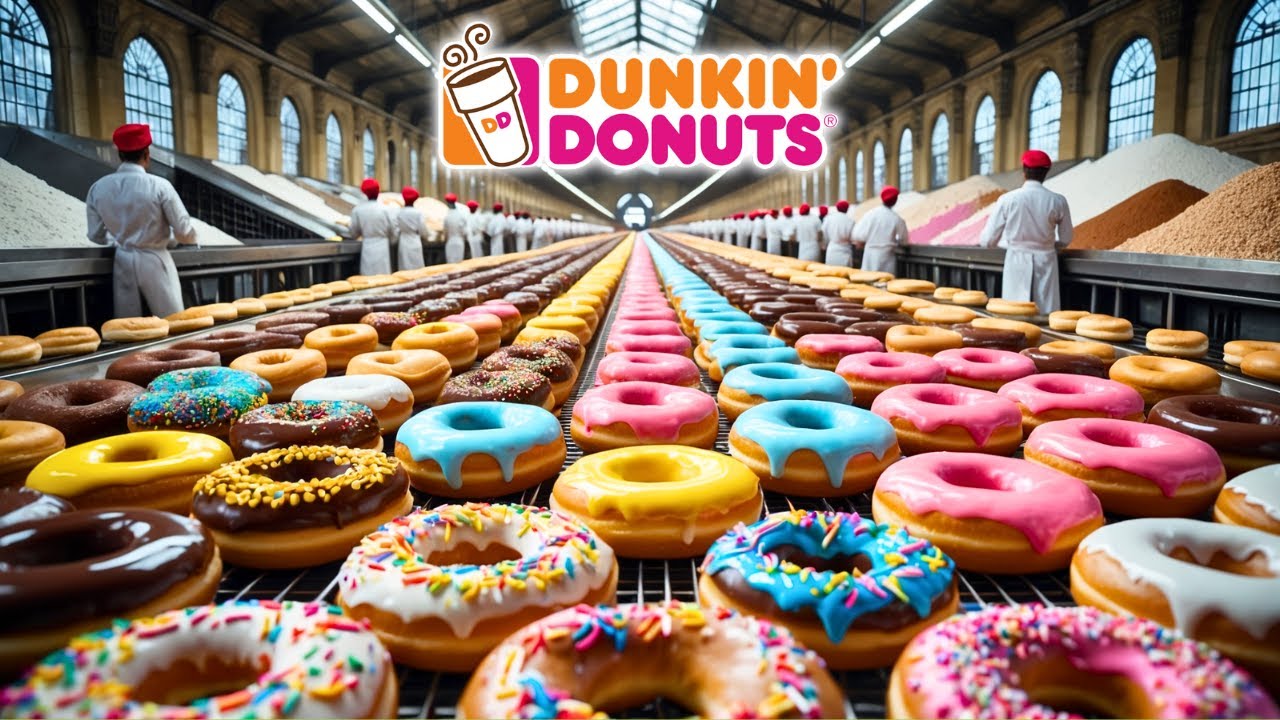 How Dunkin Donuts Are Made In Factory