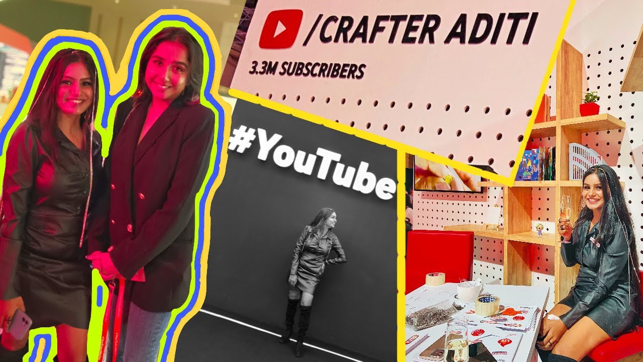 I went to YouTube Works Award Function 😱 #crafteraditi #youtubeworks @CrafterAditi @MostlySane