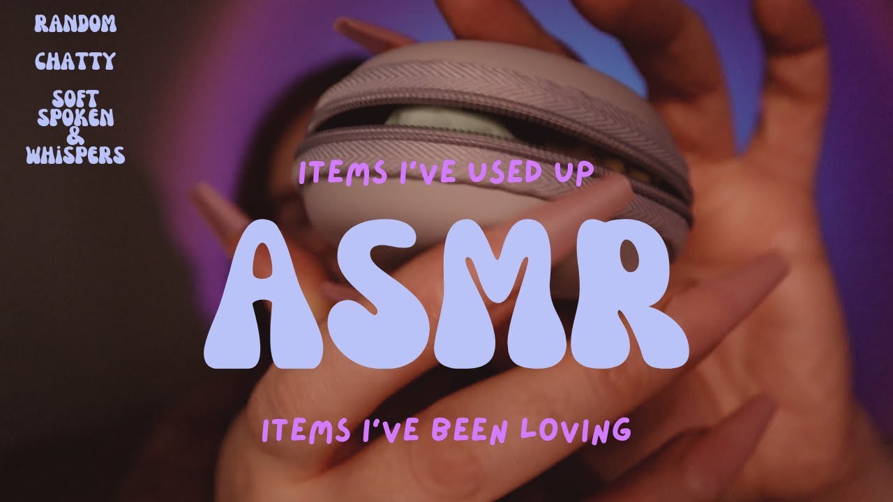 Products I've Used Up & Items I've Been Loving | ASMR