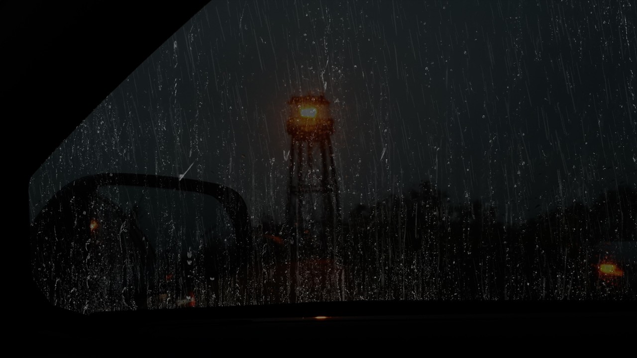 Night Rain on Car Window 🌧️ | Deep Sleep Sounds to Calm an Overthinking Mind