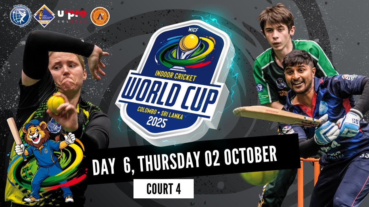 Day 6 | Indoor Cricket World Cup 2025 | Court 04