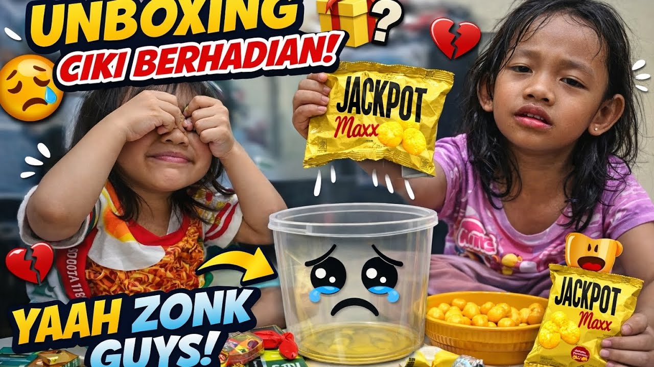 UNBOXING CIKI BERHADIAH - JACKPOT || Part 1