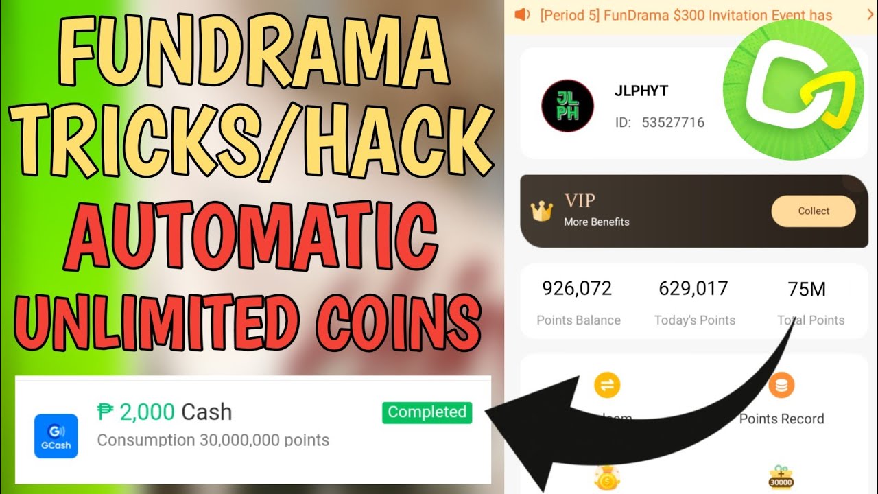 FUNDRAMA TRICKS AUTOMATIC GET UNLIMITED COINS WITH OWN PROOF OF PAYMENT
