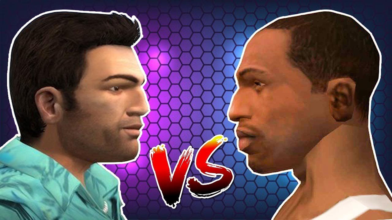 CJ  Vs  Tommy - Who does it best? 😍 (Vice City vs San Andreas)