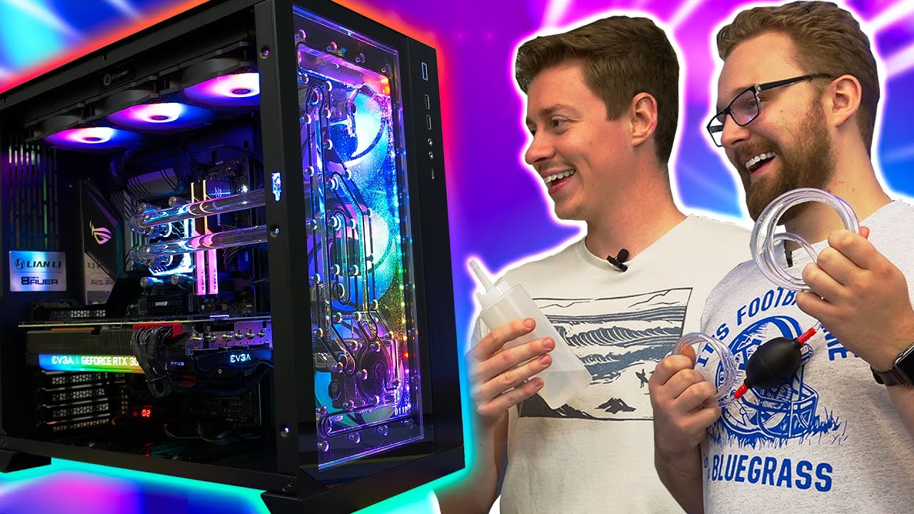 We Built our FIRST Custom Loop Gaming PC