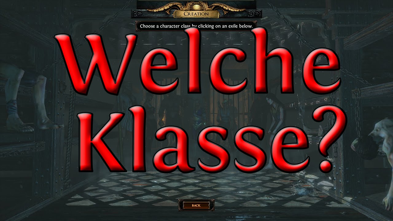[Deu/Ger] Path of Exile - Which character class?