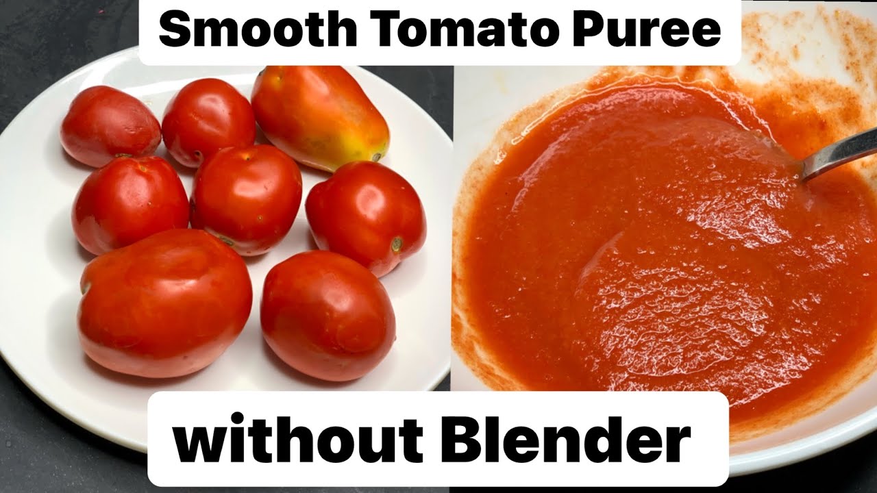 Cooking Hack: How to make Smooth TOMATO PUREE WITHOUT BLENDER |Tspices Kitchen