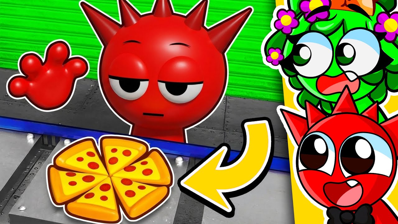 NO COMAS ESTA PIZZA… (Animaciones Divertidas de Sprunki)