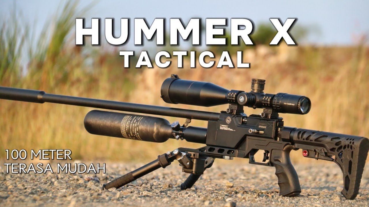 HUMMER X TACTICAL with ALPHA BARREL RUSIA 69cm | MAE SLUG 15 gr KENCENG LUAR BIASA