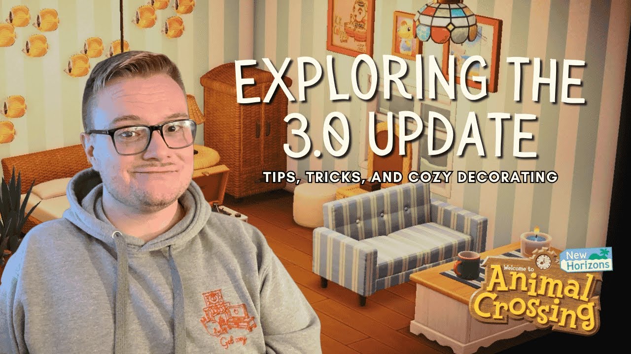 EXPLORING THE NEW ACNH 3.0 UPDATE💜Cozy Tips and Unhinged Hotel Decorating