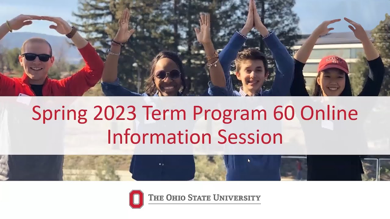 Spring 2023 Program 60 Information Session