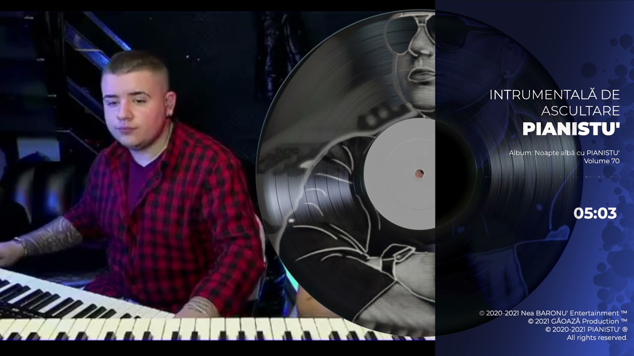 PIANISTU' - Intrumentală de ascultare 👉 LIVE 👈