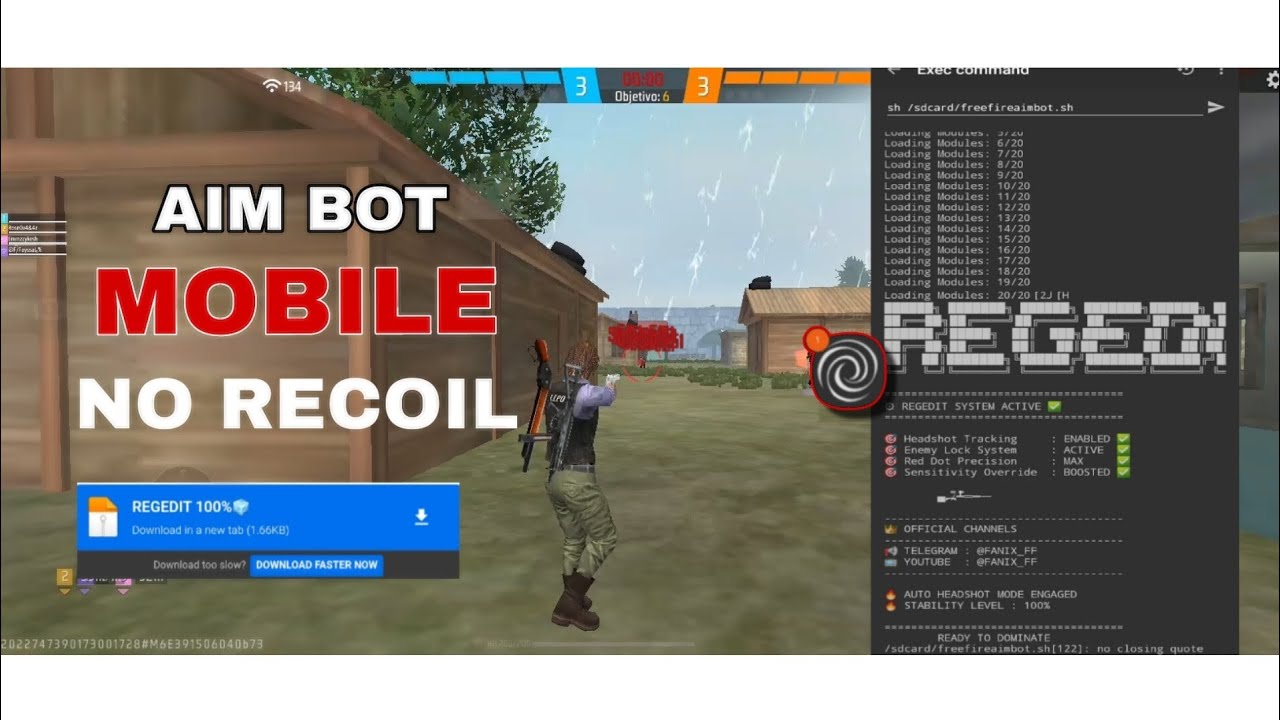brevent freefire headshot command | brevent ff | brevent headshot code | brevent | regedit in mobile