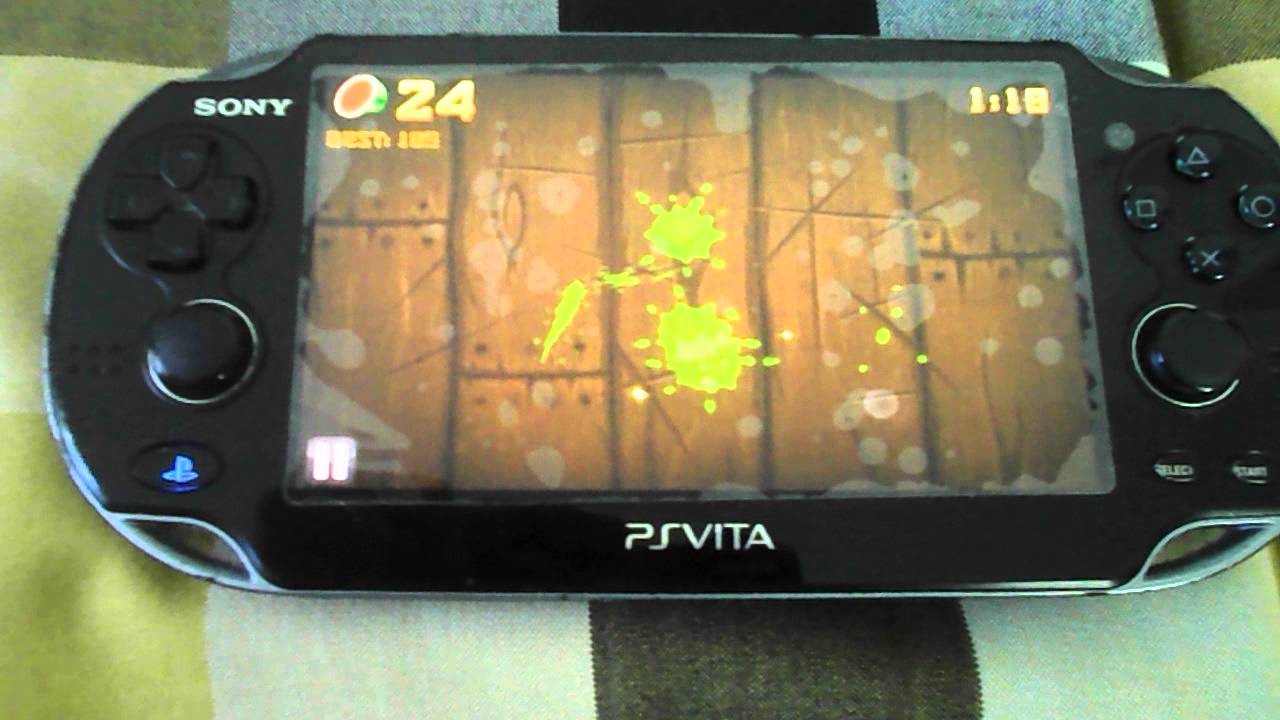 PS Vita fruit ninja gameplay review