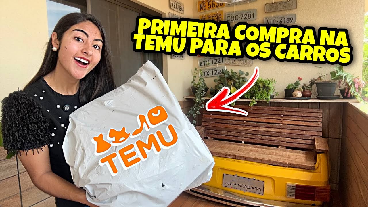 TUDO QUE EU PEDI NA TEMU PARA OS CARROS!!!