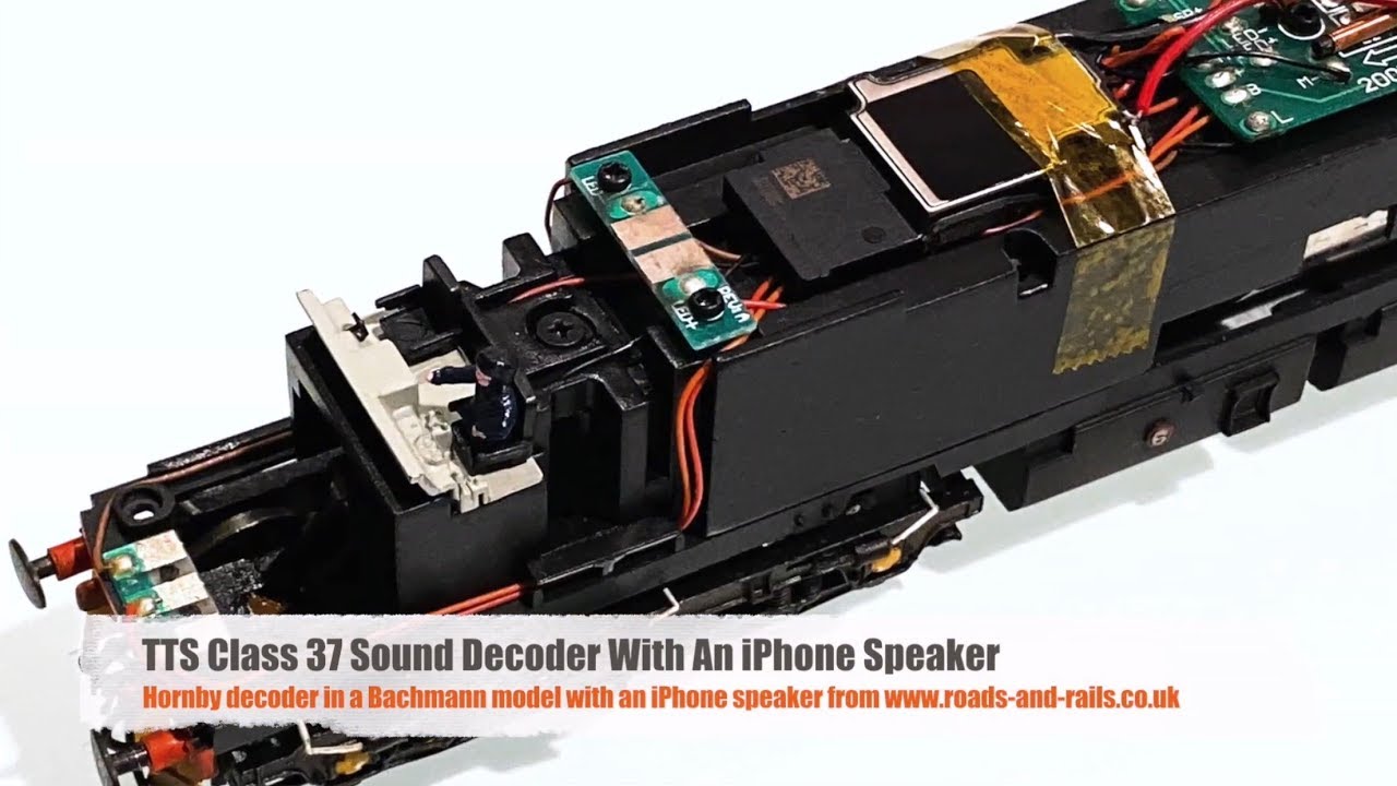 Bachmann Class 37, TTS Sound With iPhone Speaker Upgrade